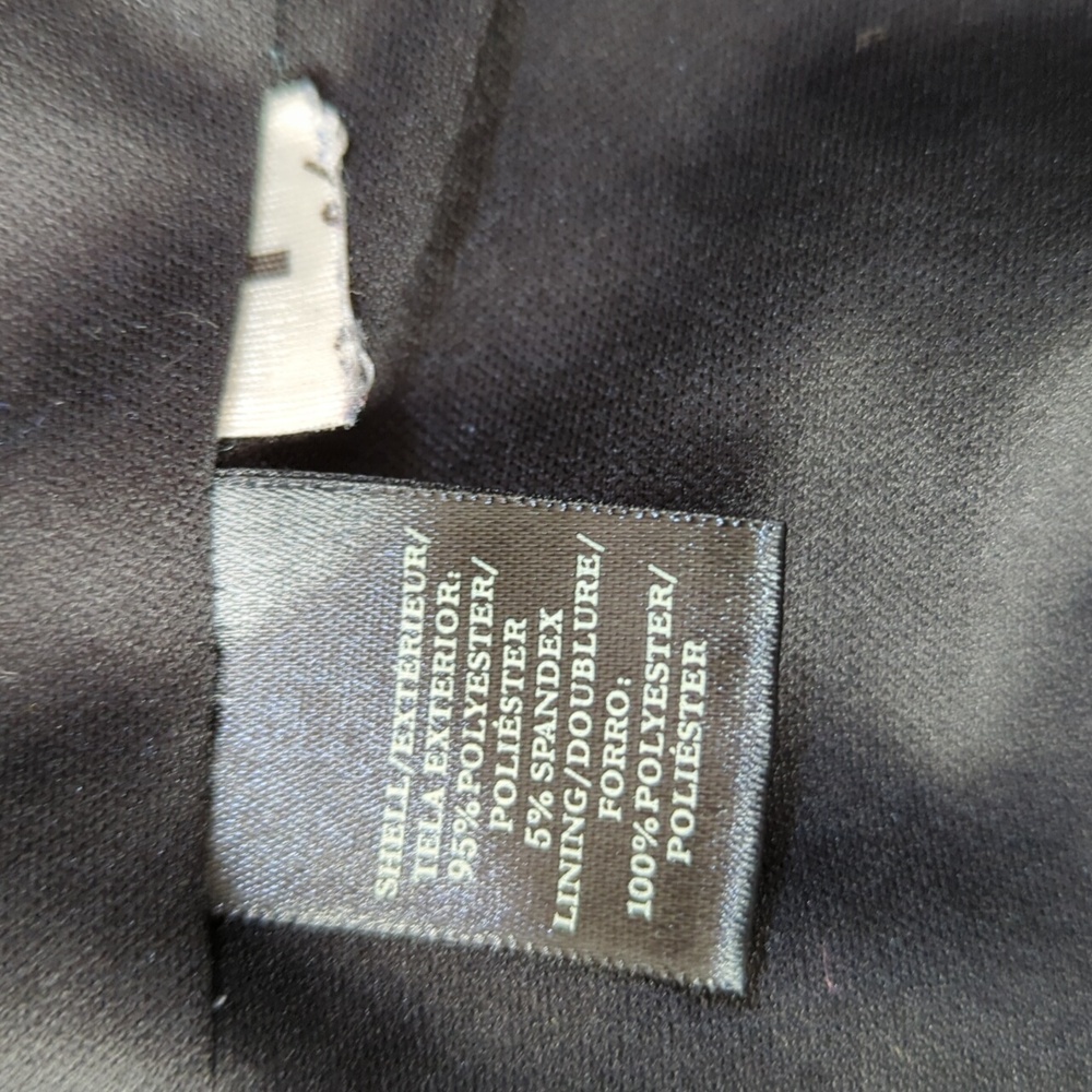 Ann Taylor Black and White Cinched Waist 3/4 Sleeve Sheath Dress Size 12 - Picture 11 of 11